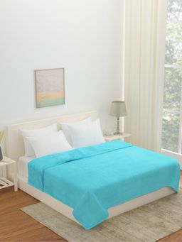 At Home by Nilkamal - Arliss Single Bed Blanket|150 GSM|Pack of 1 Blanket|150 x 240 cm|Seagreen