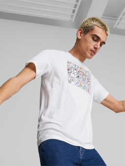 Puma - Graphics Summer Mens White T-shirt