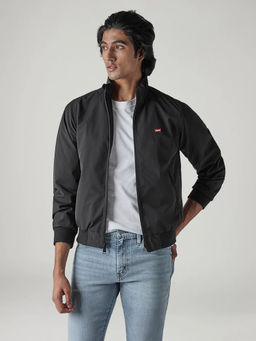Levi's - Black Solid Nylon Regular Fit Jacket