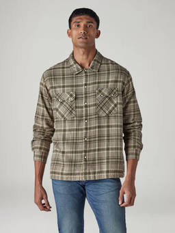 Levi's - Multi-Color Checks Cotton Relaxed Fit Shirt