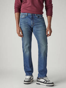 Levi's - Blue Solid Cotton Regular Fit Jeans