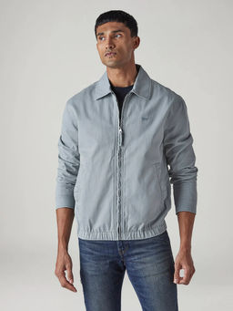 Levi's - Blue Solid Cotton Regular Fit Jacket