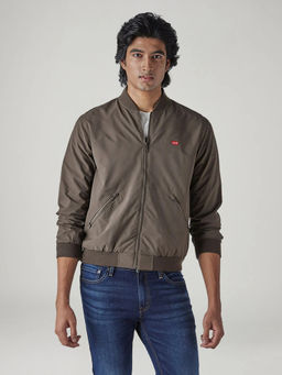 Levi's - Brown Solid Polyester Regular Fit Jacket