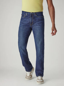 Levi's - Blue Solid Cotton Slim Fit Jeans