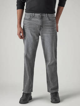 Levi's - Grey Solid Cotton Slim Fit Jeans