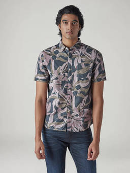 Levi's - Multi-Color Printed Cotton Slim Fit Shirt