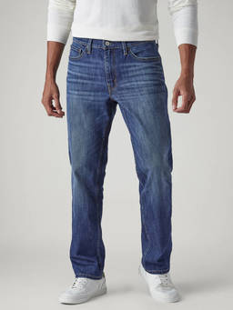 Levi's - Blue Solid Cotton Regular Fit Jeans