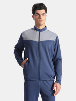 Jockey - Mv30 Microfiber Fabric Jacket with Stayfresh Treatment Navy Blue
