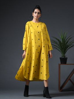 Vasstram - Lily Polka Dress Yellow