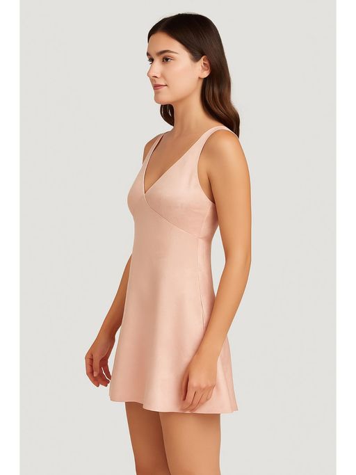 satin floral print tie back short dress Leaves Print Satin Halter Neck Tie Back Backless Sleeveless Mini Dress