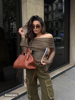 Cider - Lace Off-shoulder Drawstring Asymmetrical Hem Top