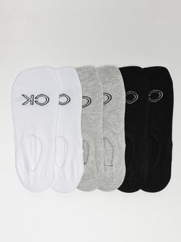 Calvin Klein - Logo Grey Polyester Socks (Pack Of 3)