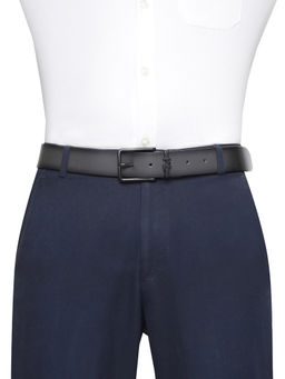 Tommy Hilfiger - Men Leather Reversible Belt - Grey & Navy Blue