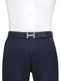 Tommy Hilfiger - Men Leather Reversible Belt - Navy Blue & Brown