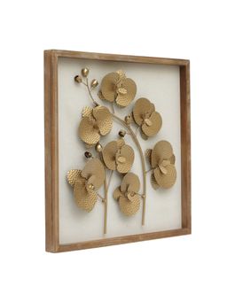 Vedas - W-Golden Poppy Flower Wall Decor