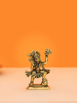 DecorTwist - Brass Hanuman Idol Murti Small Size