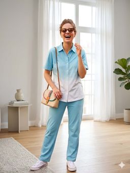 Kanvin - Womens Shirt with Pyjama