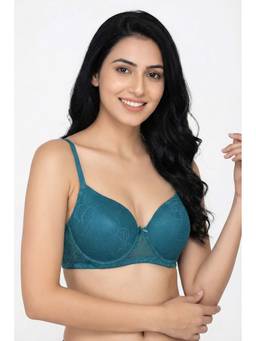 Zivame - Beautiful Basic Regular Wired 3/4th Coverage T-Shirt Bra - Chesapeake Bay