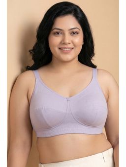 Zivame - True Curve Double Layered Non Wired Full Support Bra - Thistel