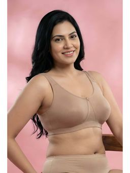 Zivame - True Curve Double Layered Non Wired Full Coverage Minimiser Bra - Roebuck