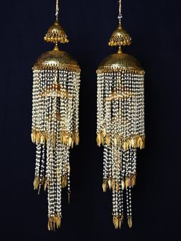 AG'S - Subhashree Pearl Work Gold Plated Kalire