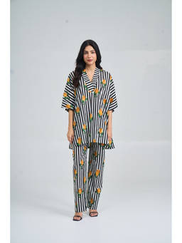 Setara - Black Pastel Breeze Co-Ord Set