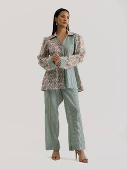 Setara - Green Pomegranate Co-Ord Set