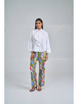 Setara - Green Ikkat Co-Ord Set
