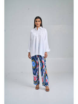 Setara - Blue Ikkat Co-Ord Set