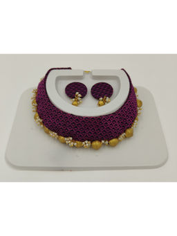 LADDKI - Orange Pearl Traditional Jewellery Set