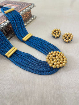 LADDKI - Gold Statement Traditional Jewellery Set
