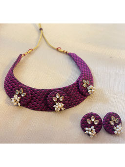 LADDKI - White Pearl Traditional Jewellery Set