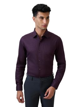 Raymond - Contemporary Fit Dark Purple Shirt