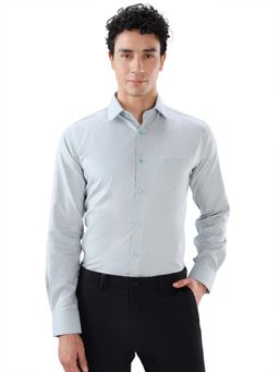 Raymond - Slim Fit Light Green Shirt