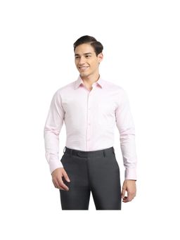 Raymond - Slim Fit Checkered Medium Pink Shirt