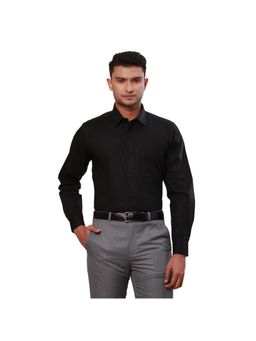 Raymond - Regular Fit Black Shirt
