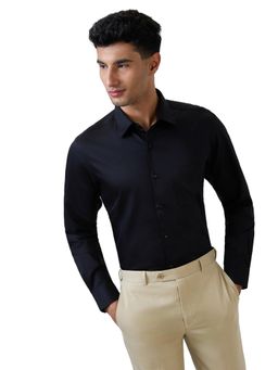 Raymond - Contemporary Fit Solid Black Shirt