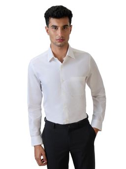 Raymond - Contemporary Fit Solid White Shirt