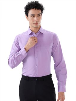 Raymond - Regular Fit Medium Purple Shirt