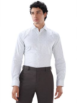 Raymond - Slim Fit Light White Shirt