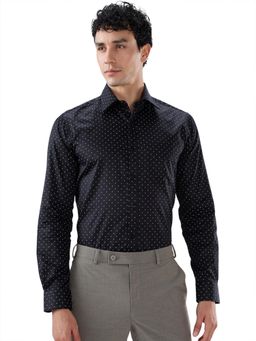 Raymond - Slim Fit Black Shirt