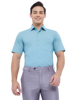 Raymond - Regular Fit Medium Petrol Shirt