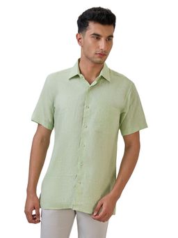 Raymond - Regular Fit Medium Green Shirt