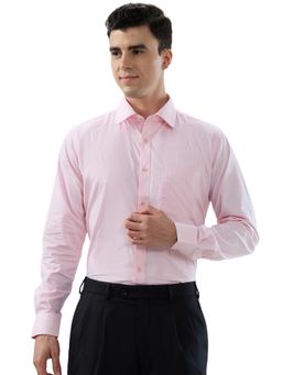 Raymond - Slim Fit Checkered Medium Pink Shirt