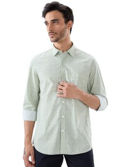 Parx - Slim Fit Medium Green Shirt