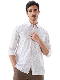 Parx - Slim Fit Light White Shirt