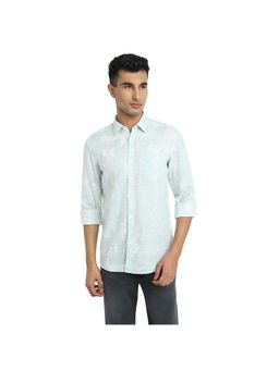 Parx - Slim Fit Medium Blue Shirt