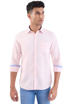 Parx - Slim Fit Medium Pink Shirt