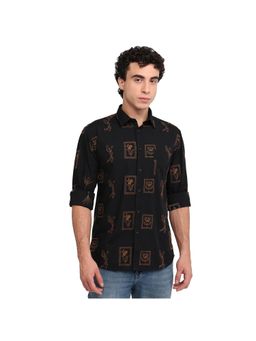 Parx - Slim Fit Black Shirt