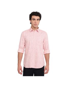 Parx - Slim Fit Medium Pink Shirt